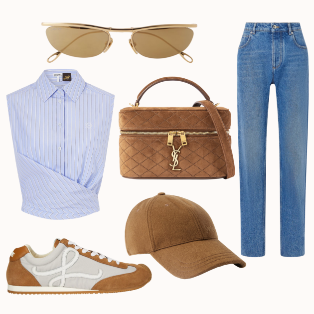 Collage of clothes and accessories