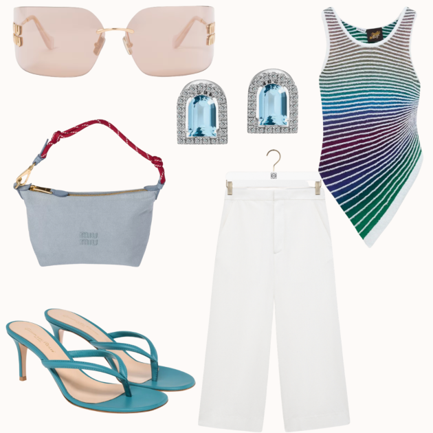 Collage of clothes and accessories