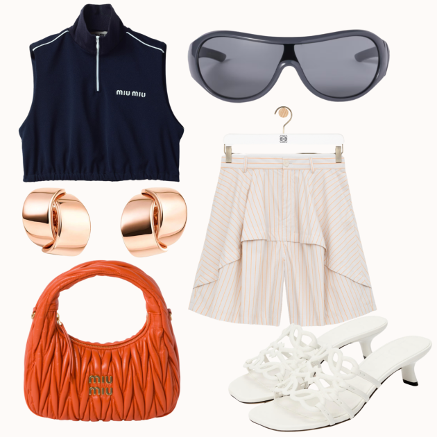 Collage of clothes and accessories