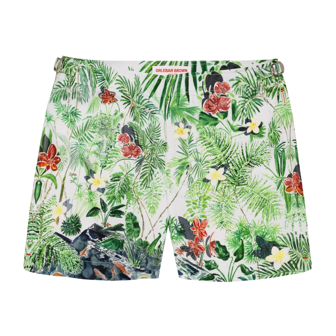 Bal Harbour Shops X Orlebar Brown Swim short with tropical print