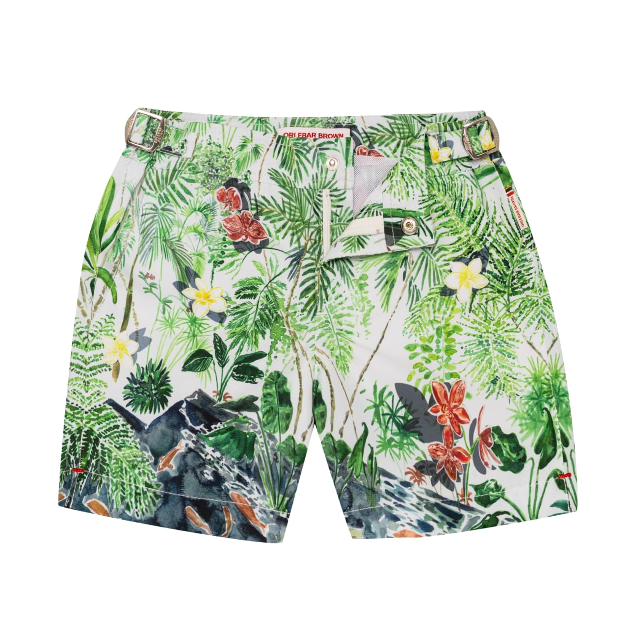 Bal Harbour Shops X Orlebar Brown Swim short with tropical print