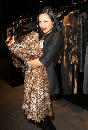 Juliana leopard coat sale