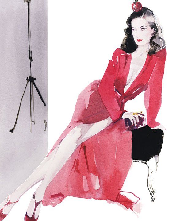 Lady in red, Dita Von Teese.
