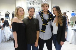Anna Lindow, Peter Pilotto, Christopher de Vos and Tarin Teno