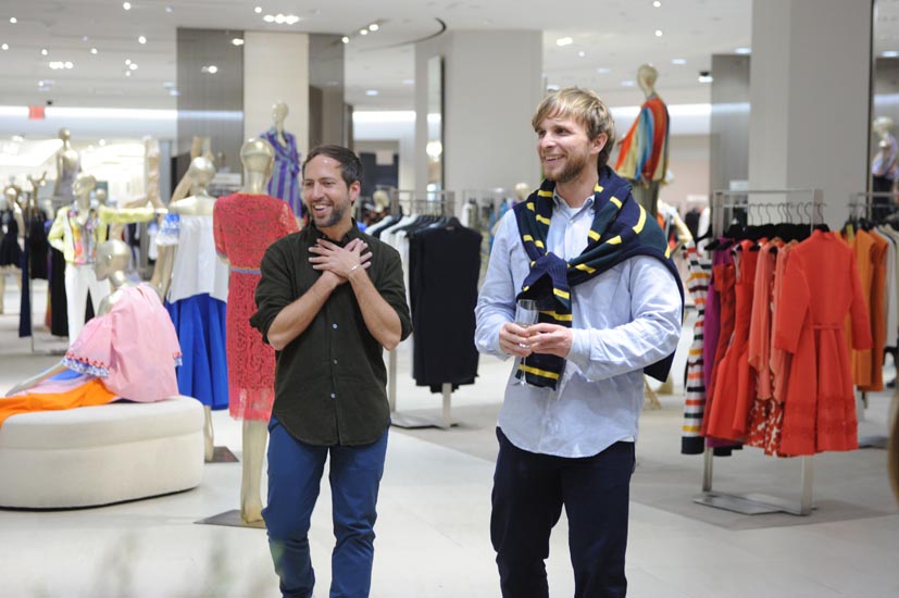 Peter Pilotto and Christopher de Vos speaking