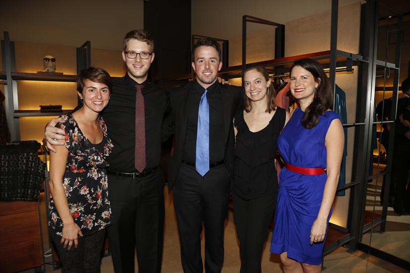 Meredith Bates, Jake Hanegan, Tommy Carpenter, Hilary Glen and Maureen O'Brien
