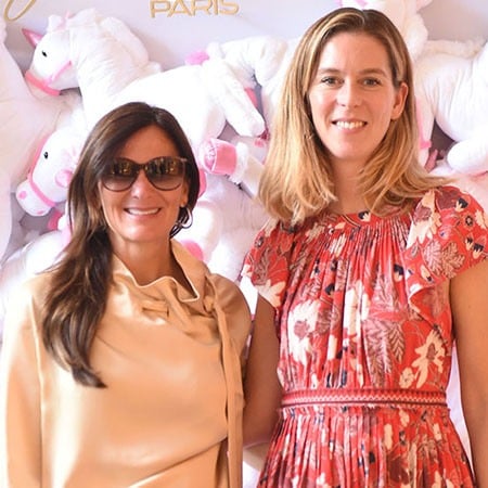 Sarah Harrelson Editor in Chief of Bal Harbour Magazine and Marie Ecot Director of Public Relations at Roger Vivier