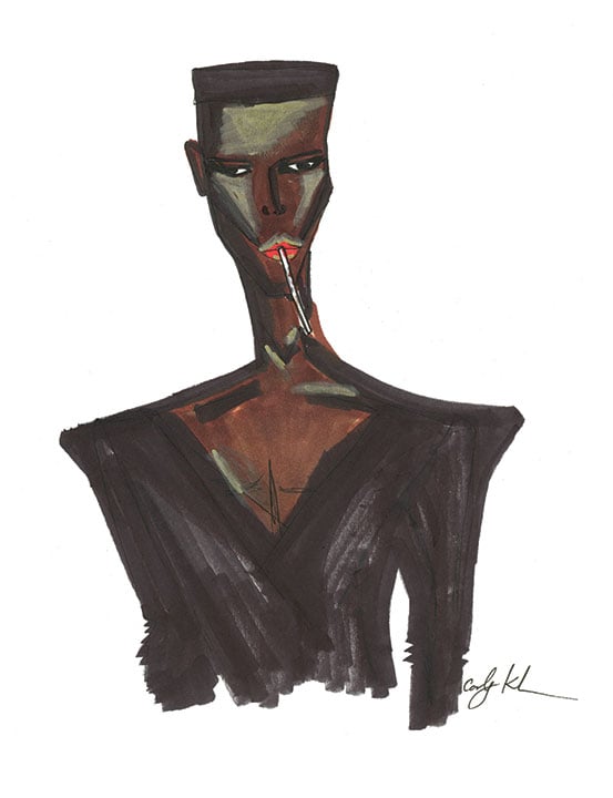 Kuhn’s rendition of Grace Jones