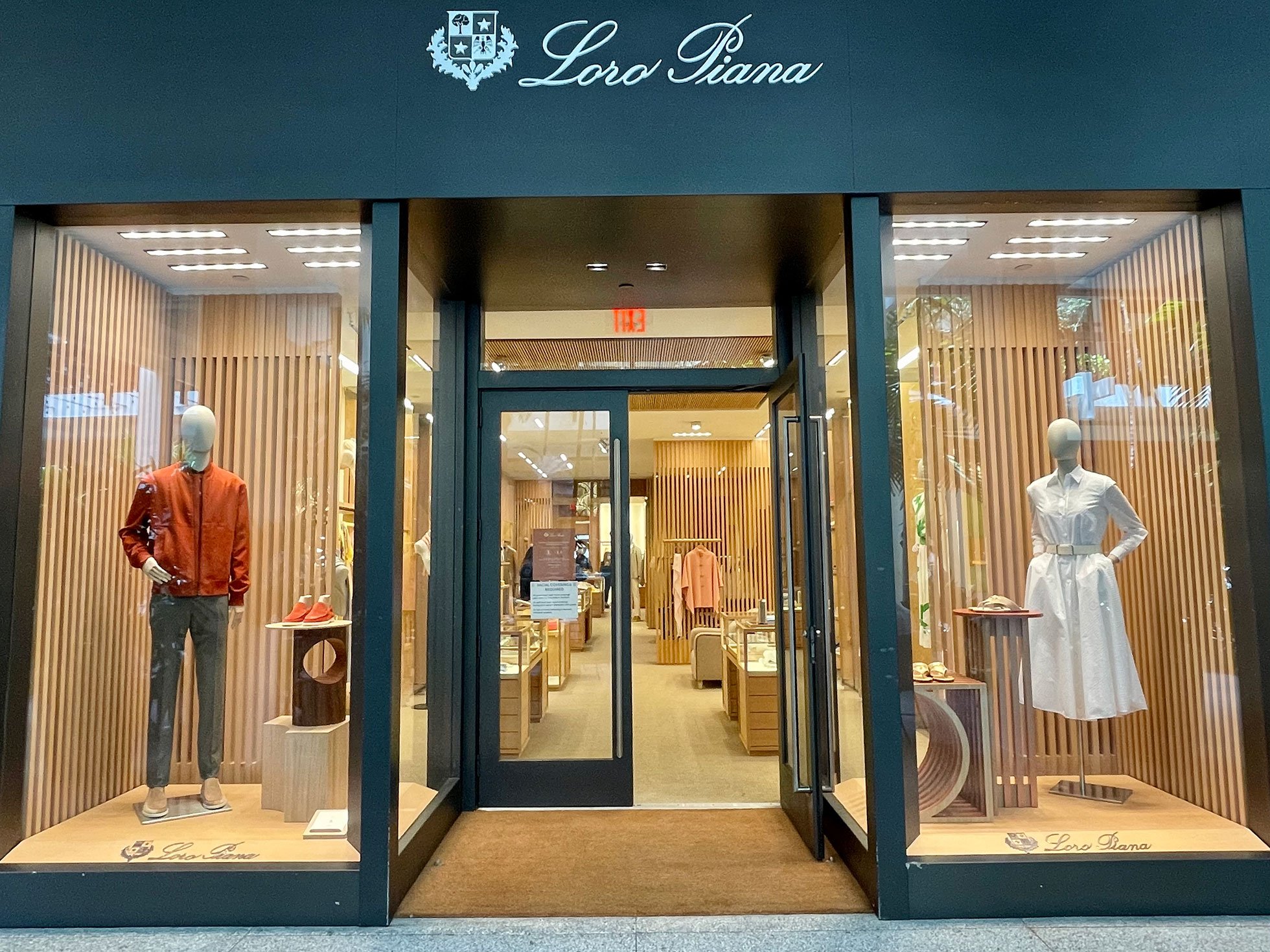 Loro Piana at Bal Harbour Shops Miami.