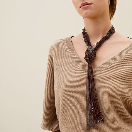 Brunello Cucinelli Knot necklace