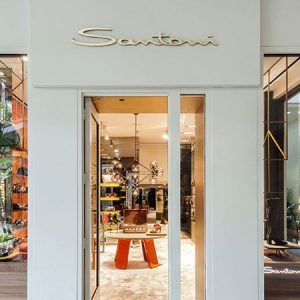 Santoni's new first floor boutique at Bal Harbour Shops