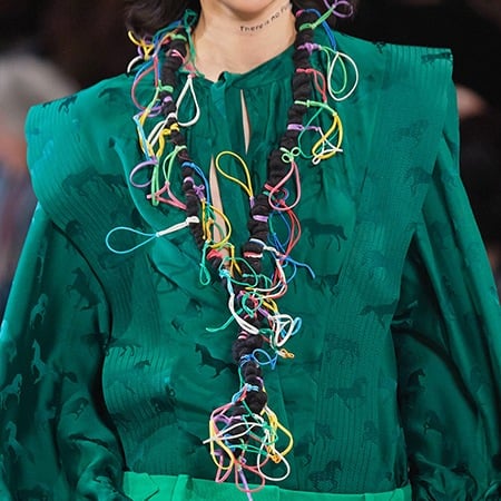 Stella McCartney Fall 2019 runway necklace