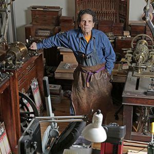 Artist and jeweler Daniel Brush