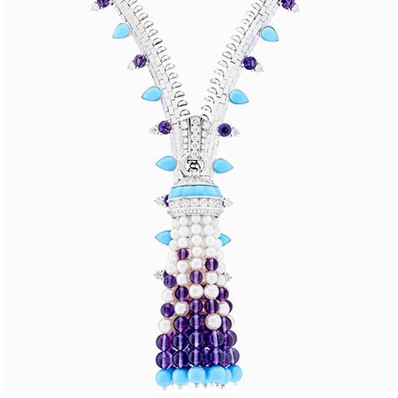 van cleef zip necklace