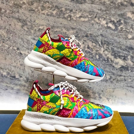 Authentic Versace Chain Reaction Sneakers, Luxury, Sneakers & Footwear on  Carousell