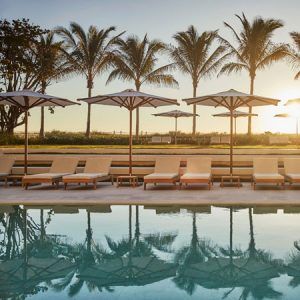 The pool at the Four Seasons at The Surf Club