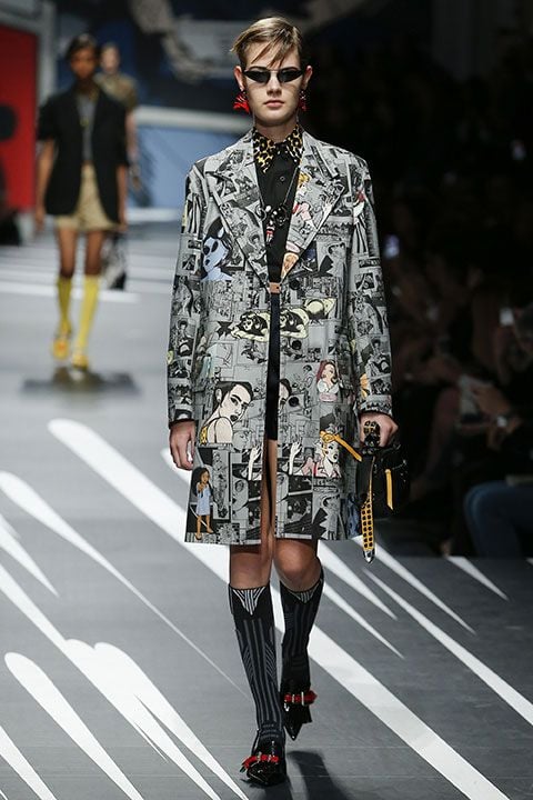 A look from Prada's Spring collection.