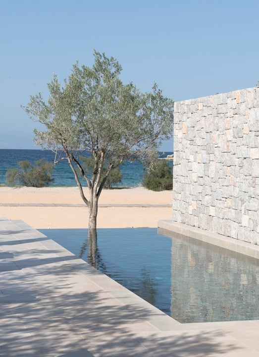 The Aegean Sea as seen from Amanzoe.