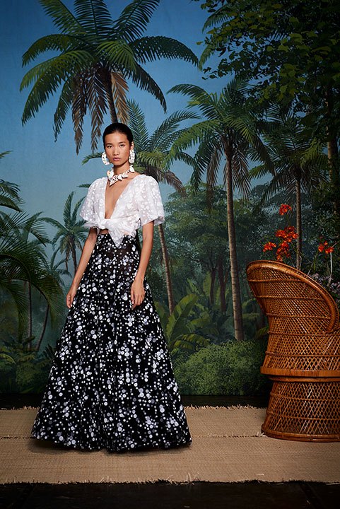 Talitha blouse and Frida skirt from the Rebecca de Ravenel Spring 2018 collection.