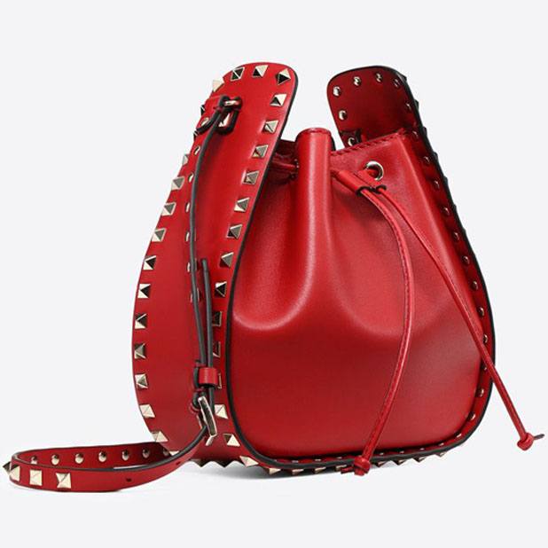 Rockstud Clutch bucket bag.