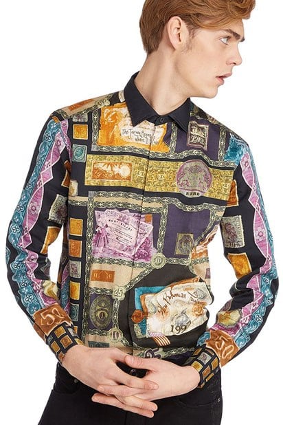 Etro - Shirt with New Bohemian Traveler Print.