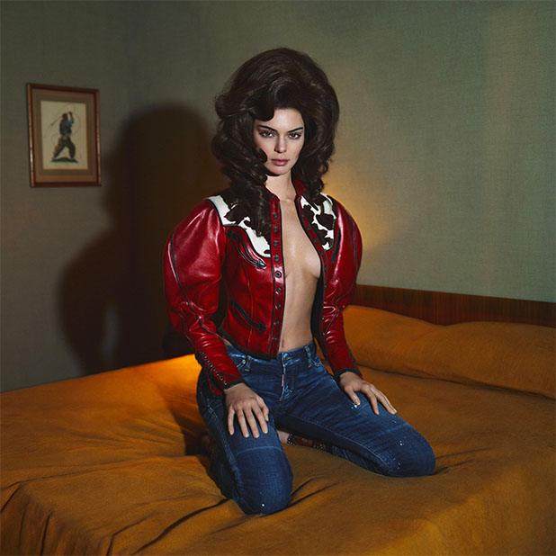 Kendall Jenner channels Dolly Parton for the newest DSquared2 campaign