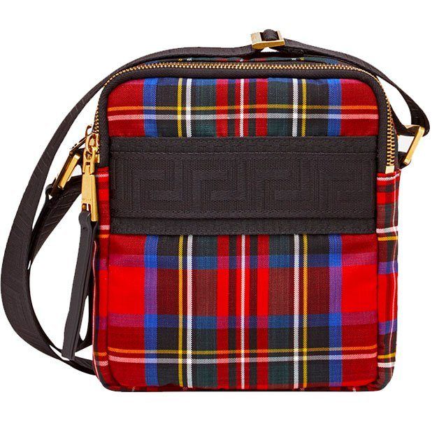 Tartan Grece Ribbon crossbody bag.