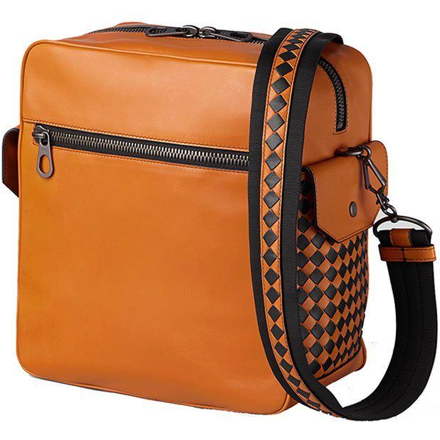 Orange butter Calf Pilot 18 bag.