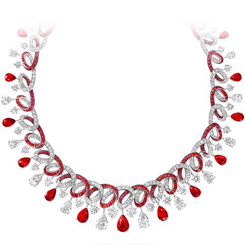 Graff shop ruby necklace