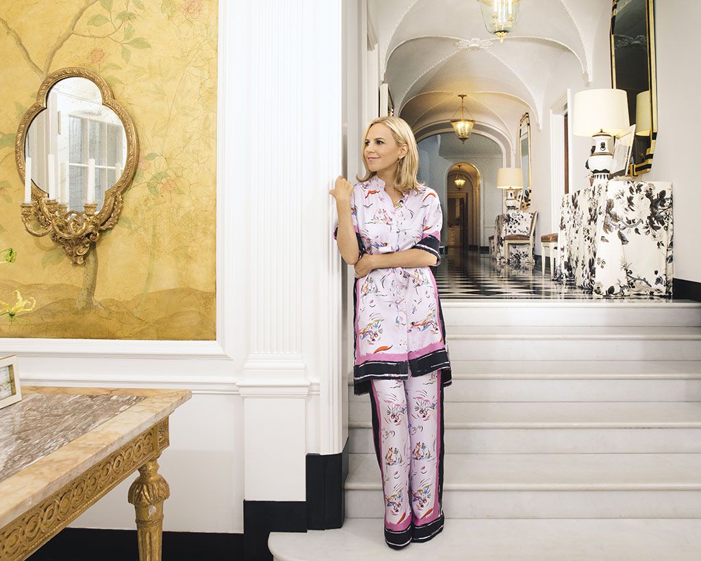 CEO and Designer Tory Burch in the latest Holiday Resort collection.