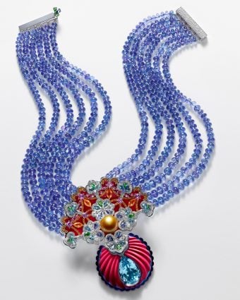 chopard riot of colour necklace from the red carpet 2018 collection