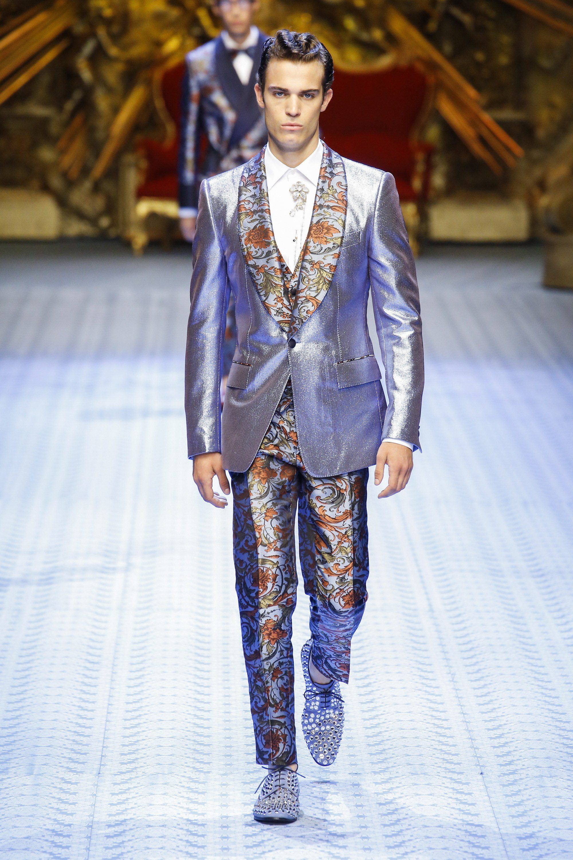 An embellished suit from Dolce & Gabbana