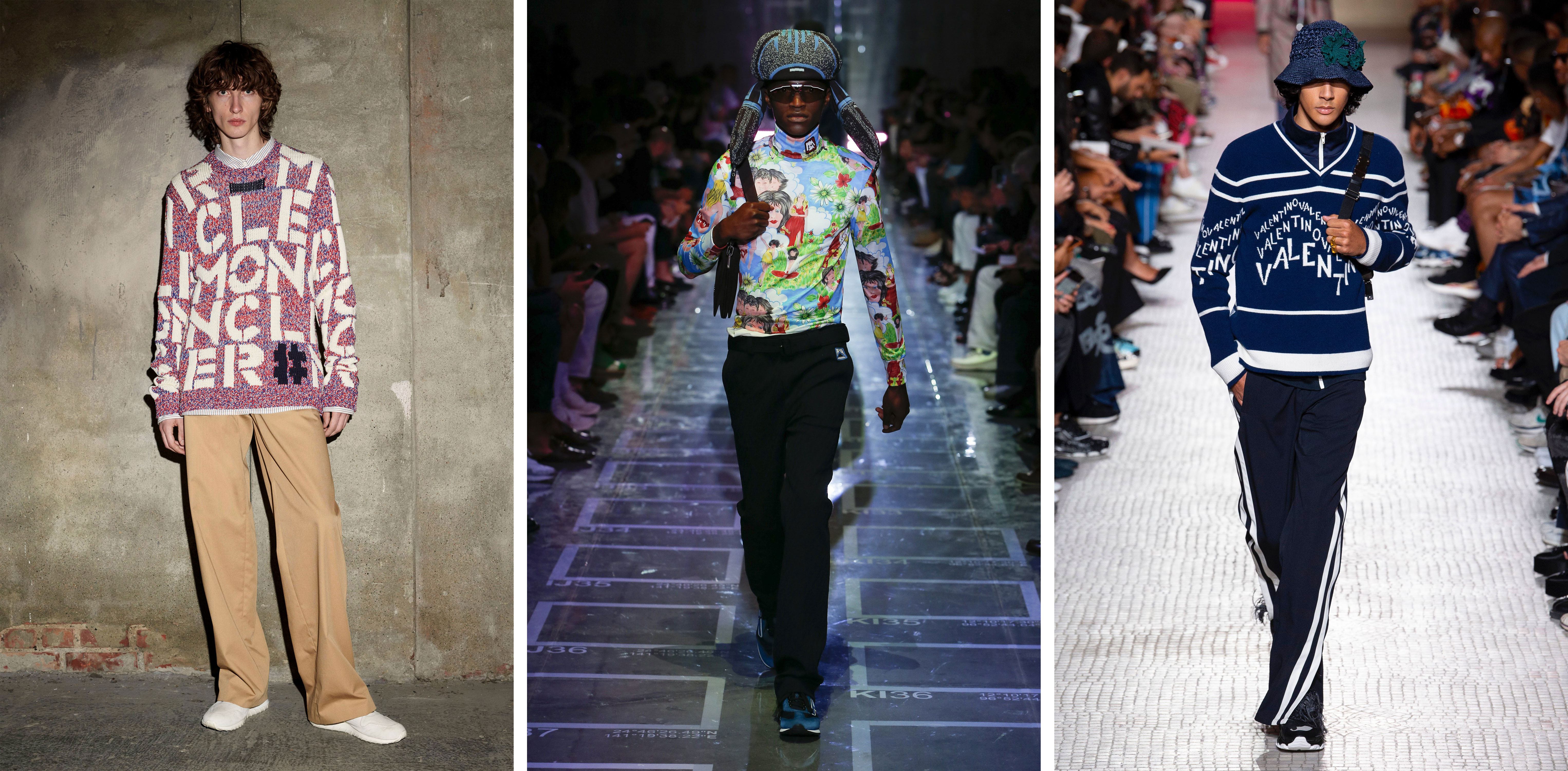 Spring 2019 runway looks from Moncler, Prada and Valentino
