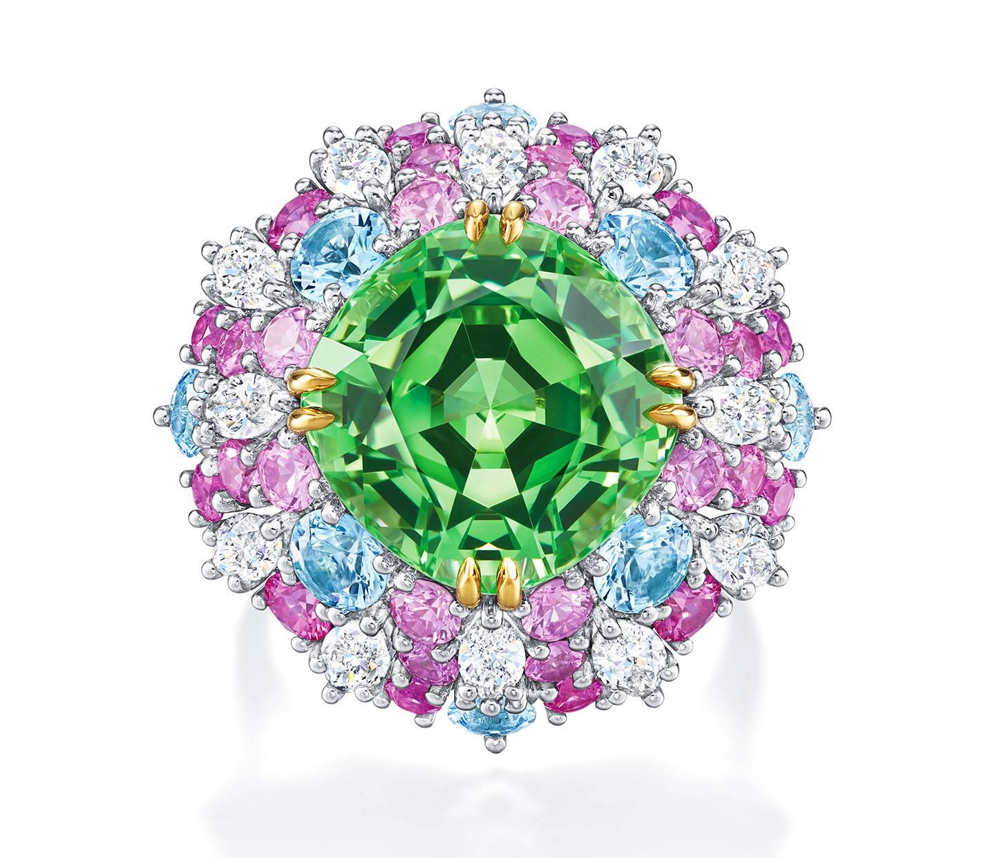 high jewelry ring from harry winston's candy collection