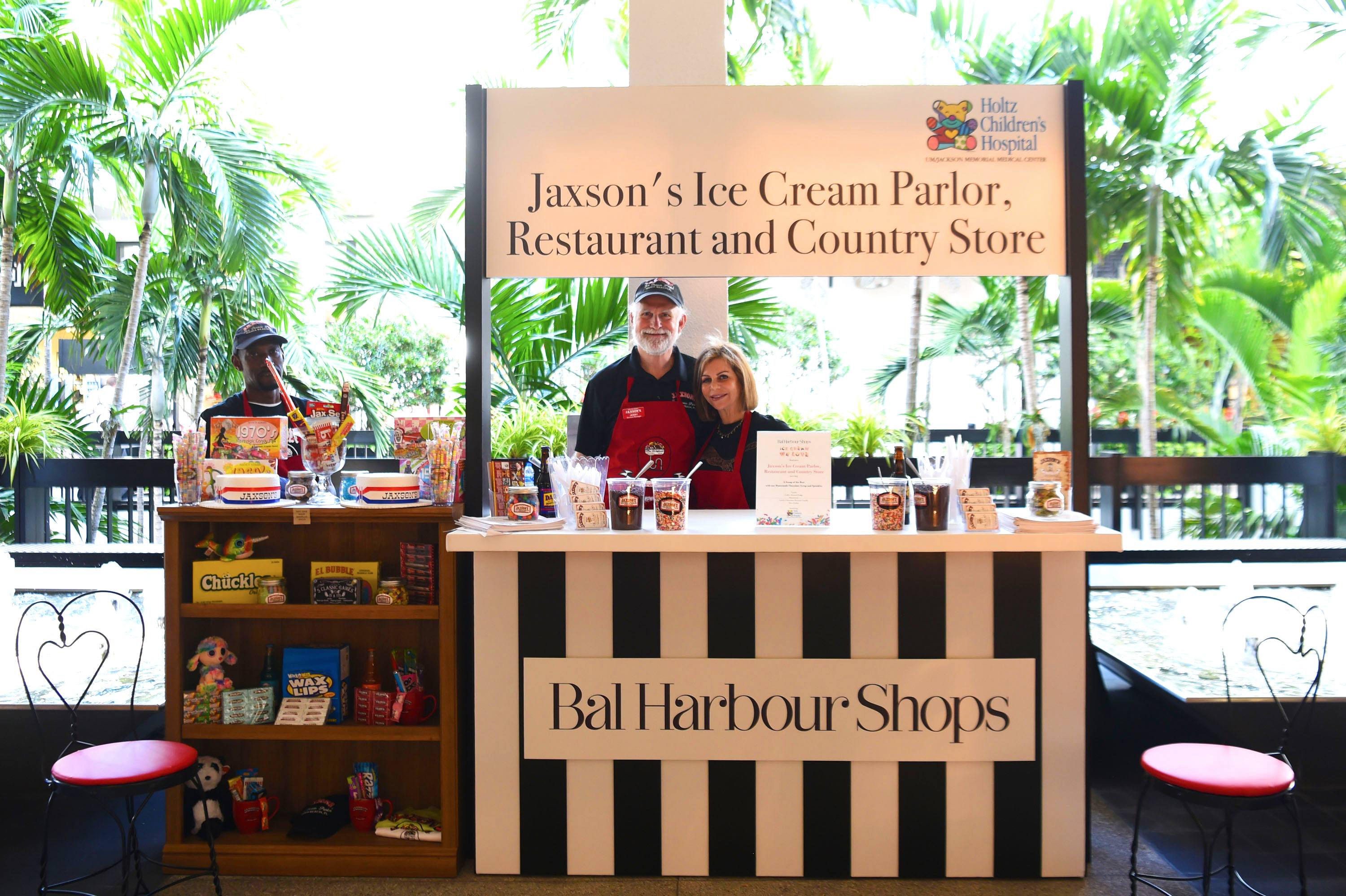 Jaxson's Ice Cream Parlor, Restaurant & Country Store served their signature scoop with homemade fudge and sprinkles
