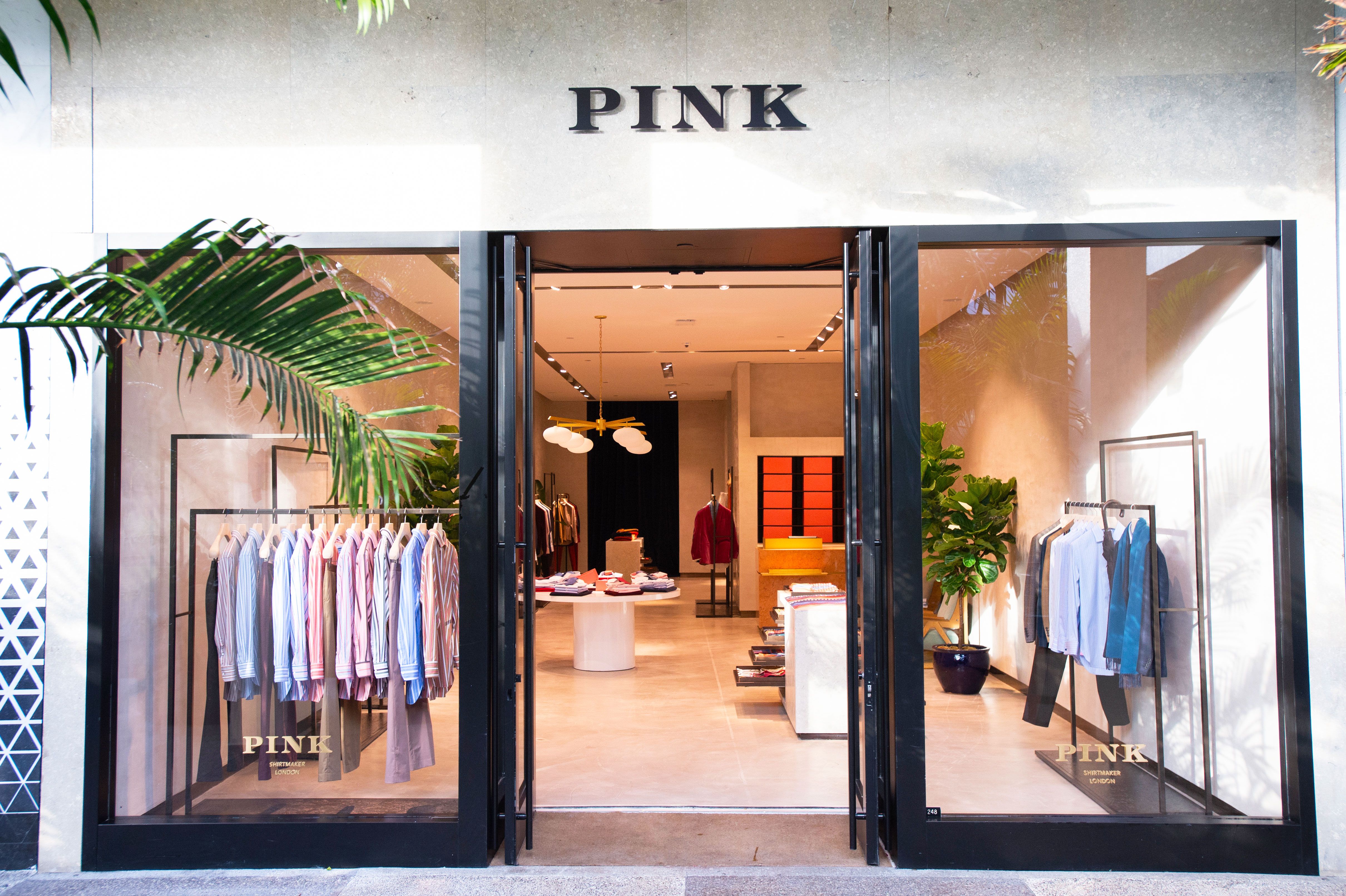 bal harbour shops is home to the new pink shirtmaker london boutique on level 2