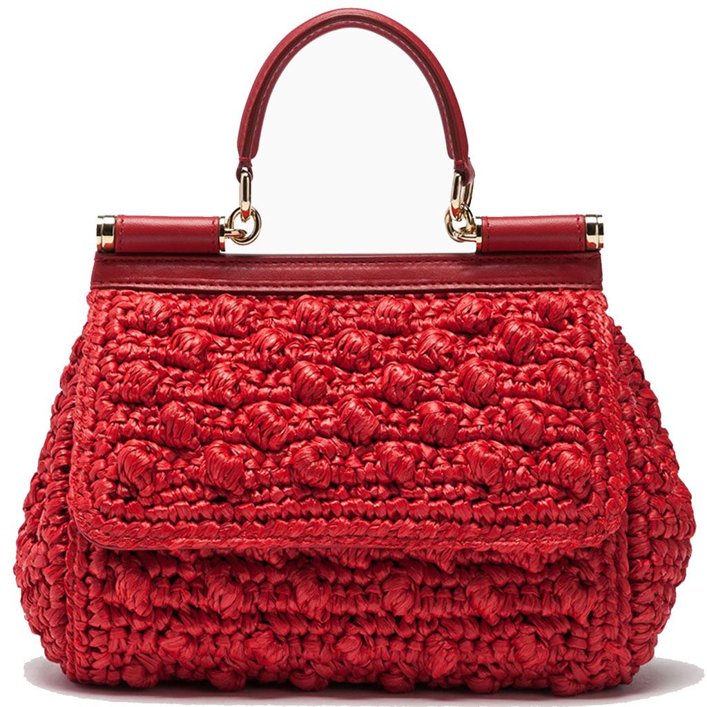 Dolce & Gabbana Small Crocheted Sicily Bag