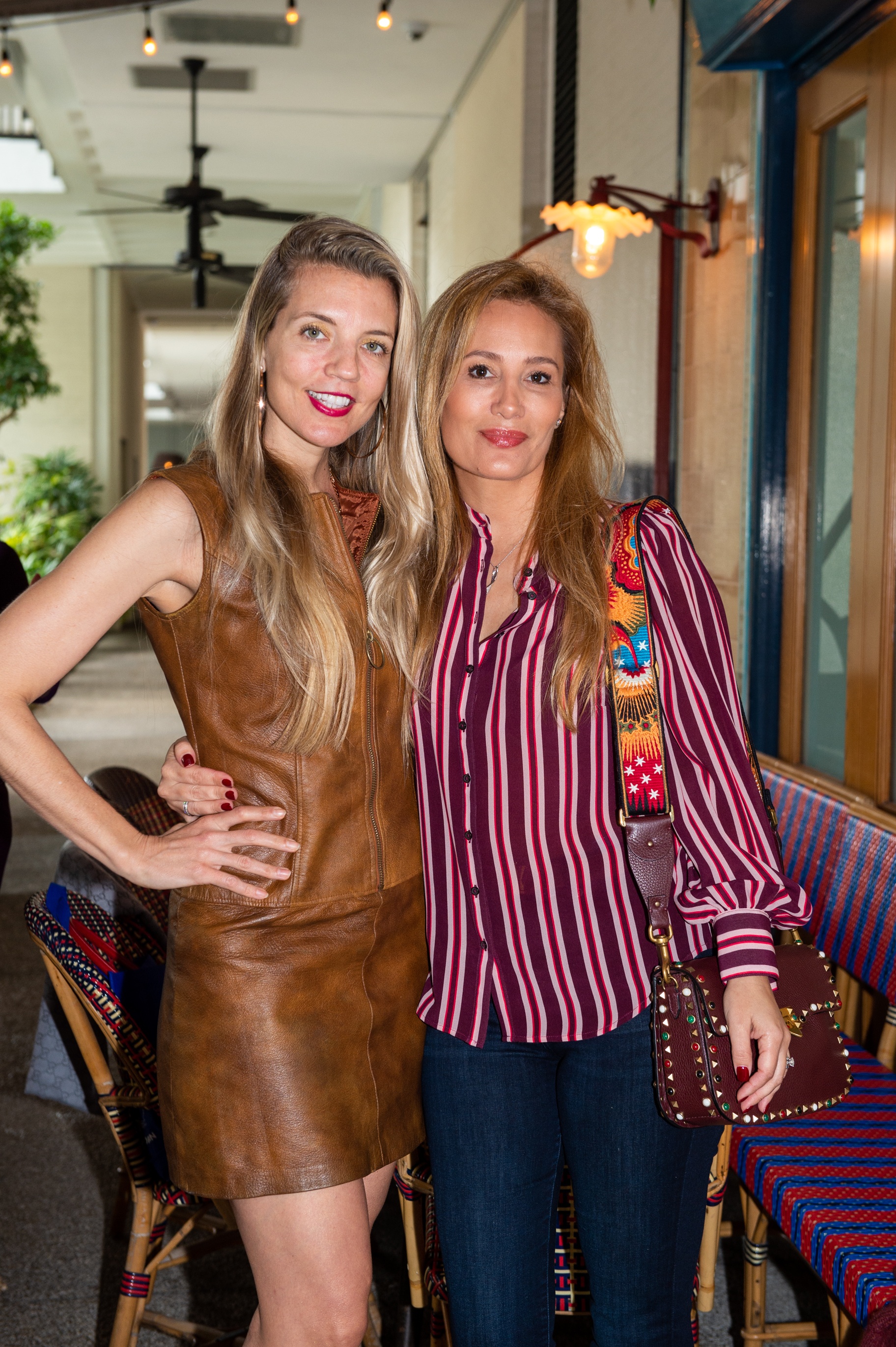 Ladies enjoying the luncheon benefiting Walk in Style for the Animals at Le Zoo Bal Harbour