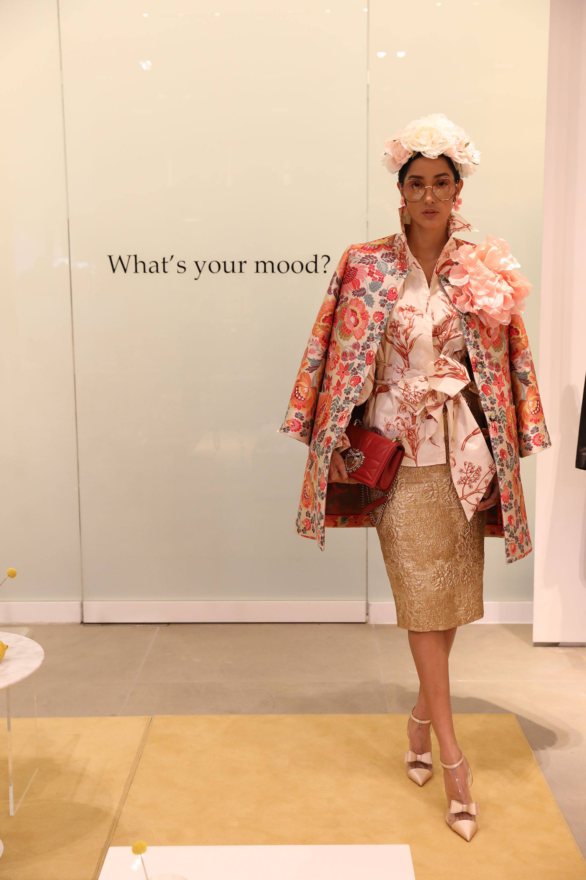 Model in the latest Spring 2019 collection from Neiman Marcus Bal Harbour
