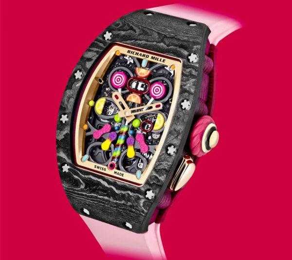 A richard mille watch from the bonbon collection