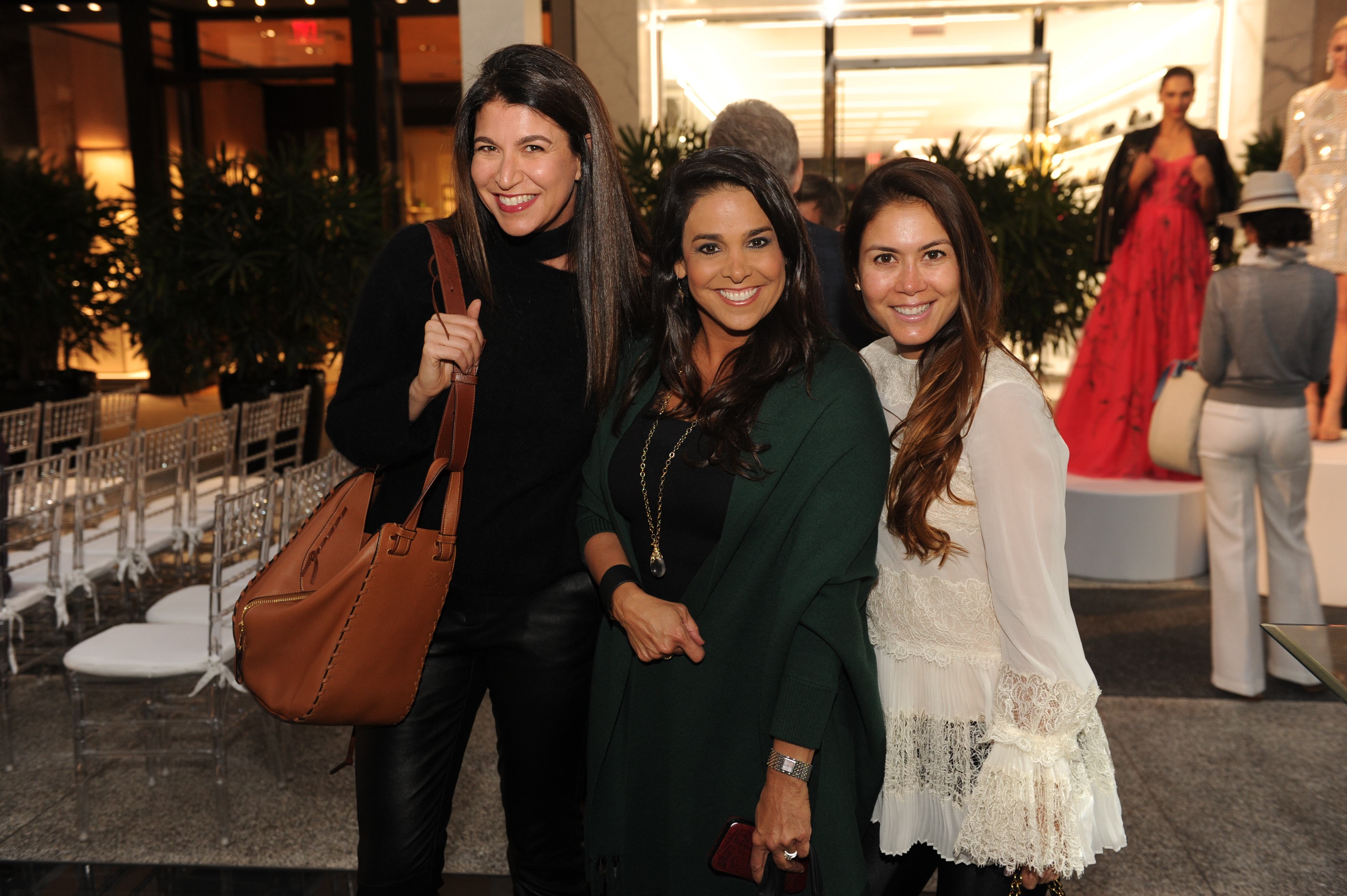 Carolyn Travis, Stephanie Sayfie Aagaard and Nina Miguel at the Theater of Shopping book launch