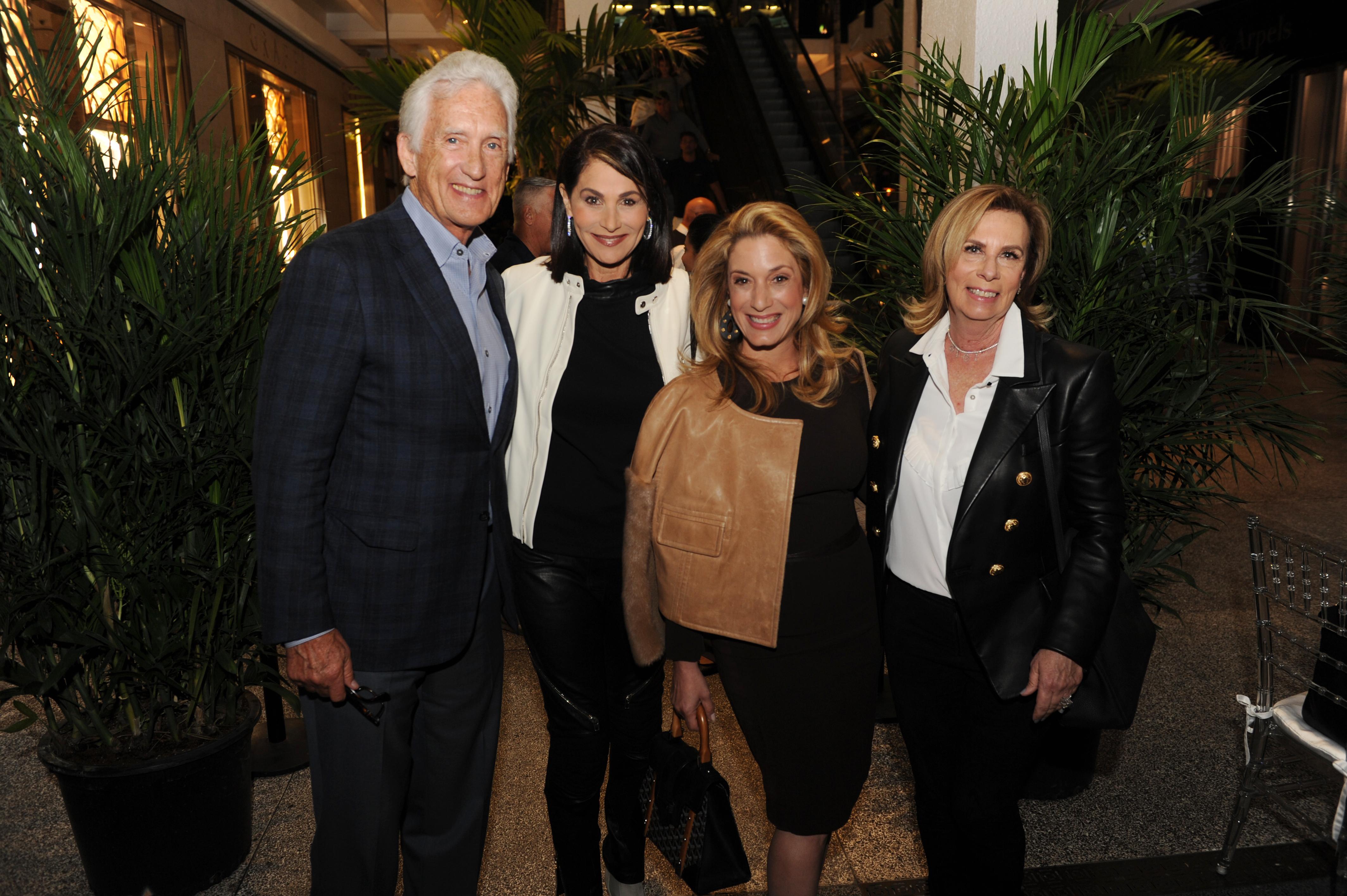 Don Browne, Marisa Toccin Lucas, Jennifer Valoppi, & Gigi Whitman at the Theater of Shopping book launch