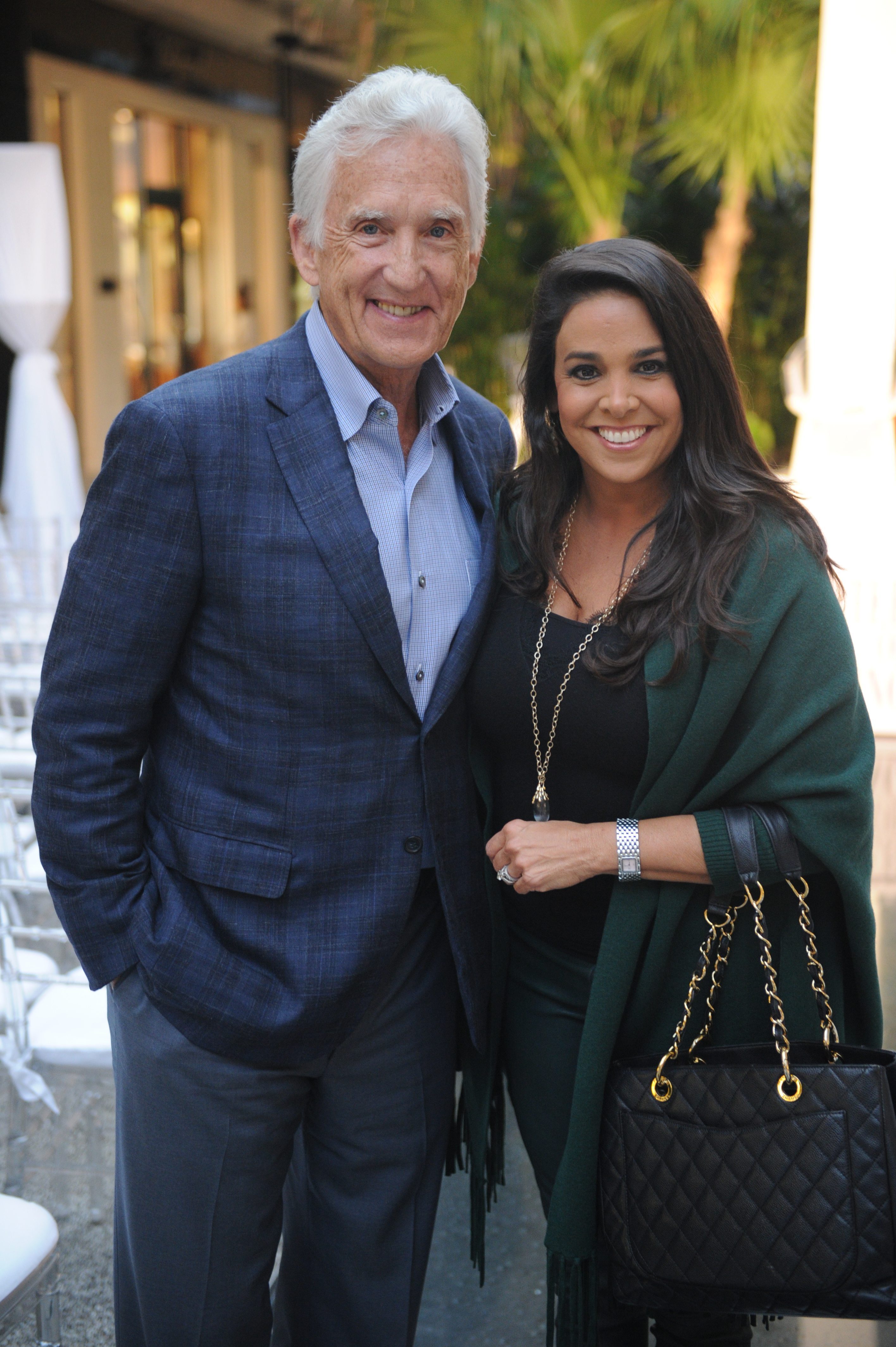 Don Browne with Stephanie Sayfie Aagaard at the Theater of Shopping book launch