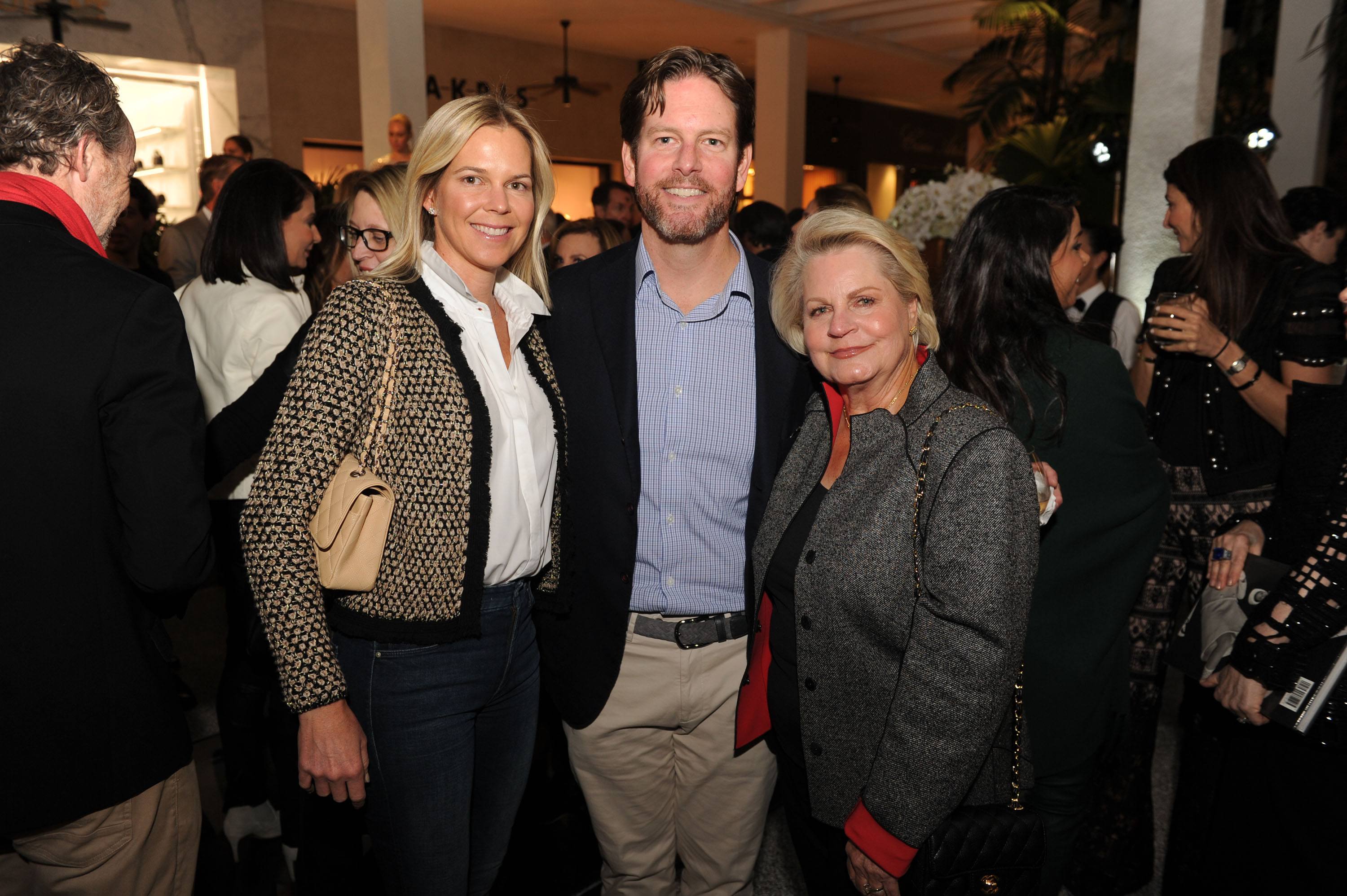 Matthew Whitman Lazenby with his wife Kristin Lazenby and his mother Gwen Lazenby