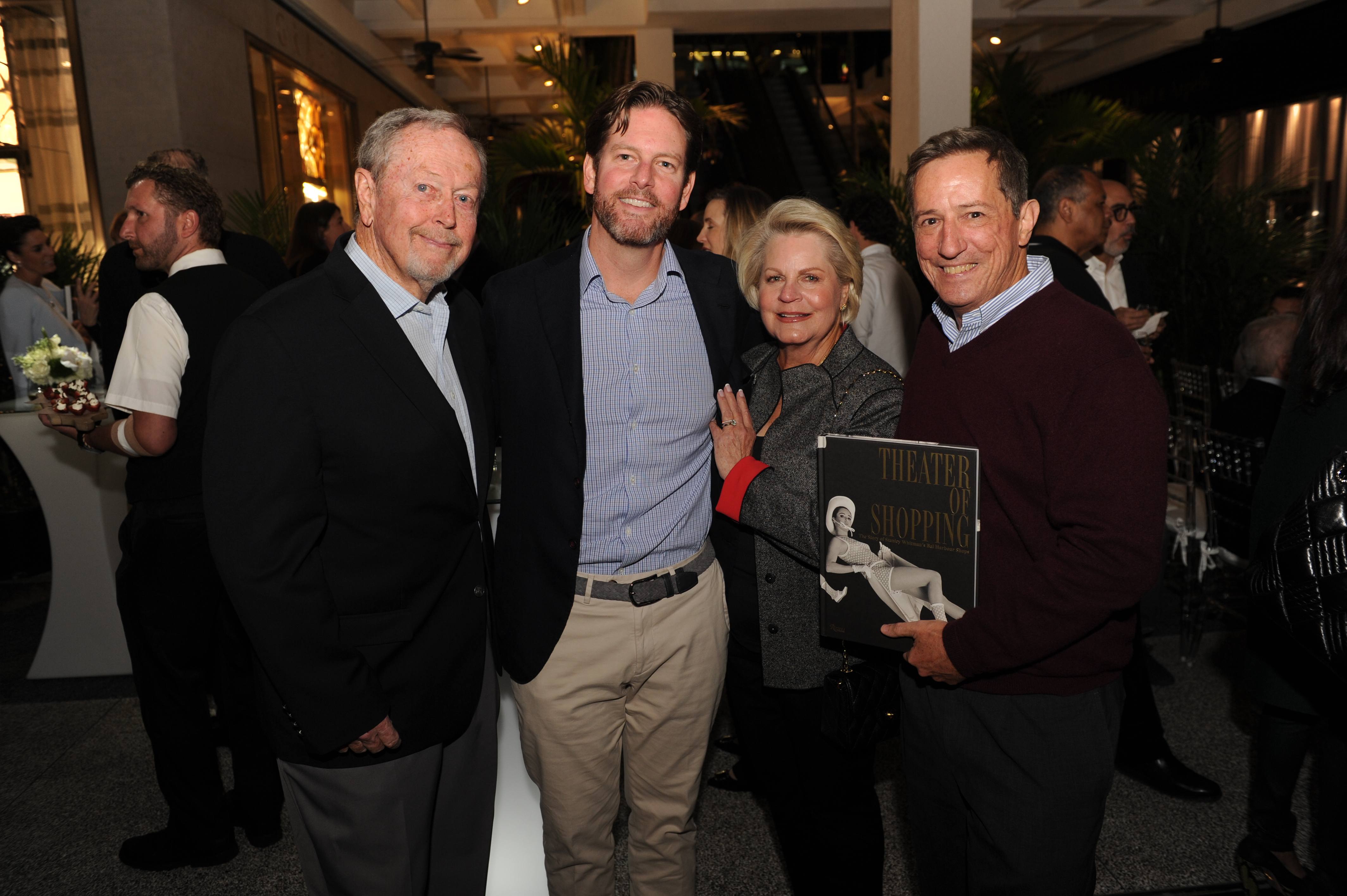 Matthew Whitman Lazenby with parents Robert and Gwen Whitman Lazenby along with James Grippando