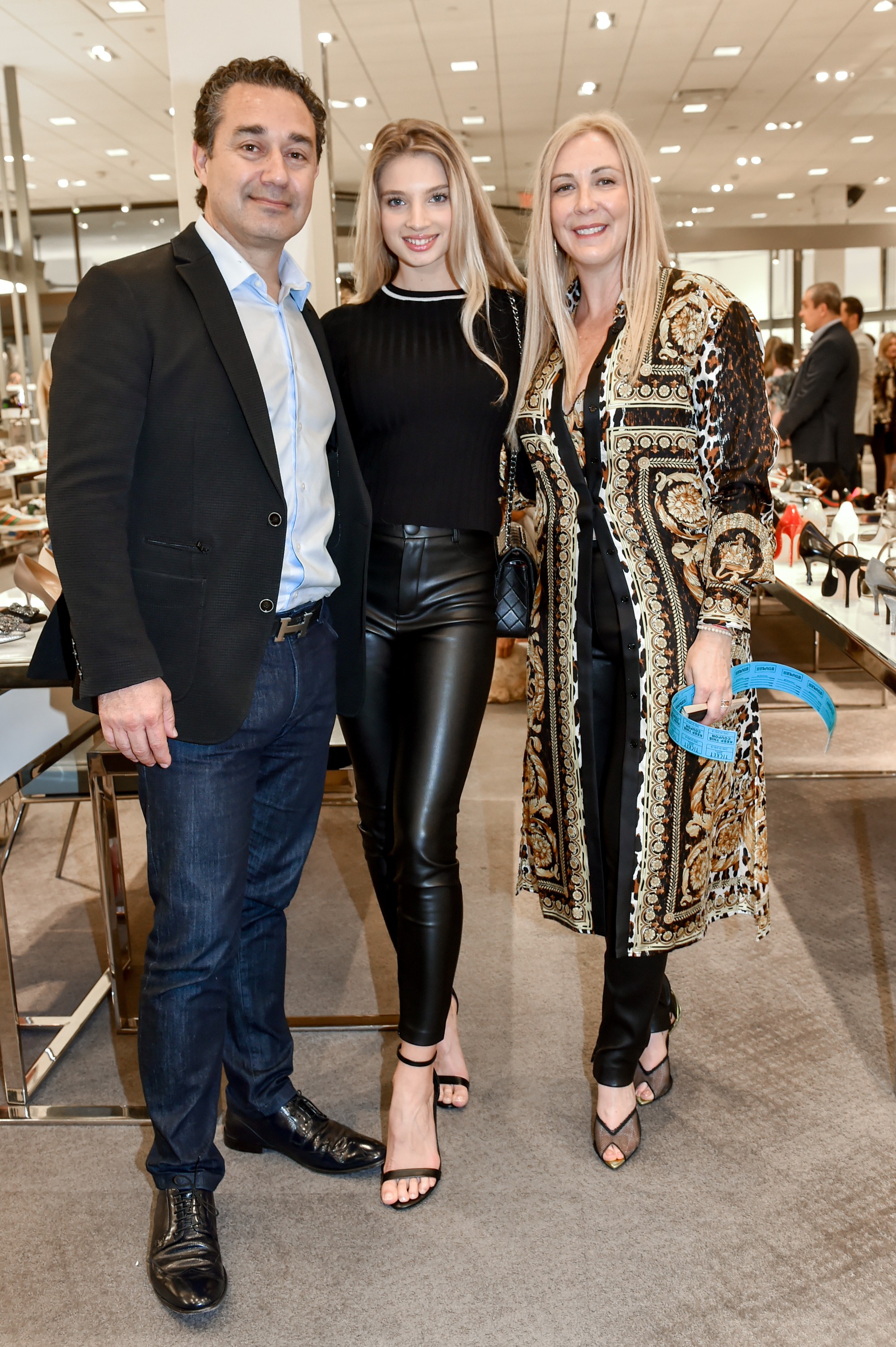 Angela Birdman and friends at Neiman Marcus Bal Harbour for Walk in Style for the Animals