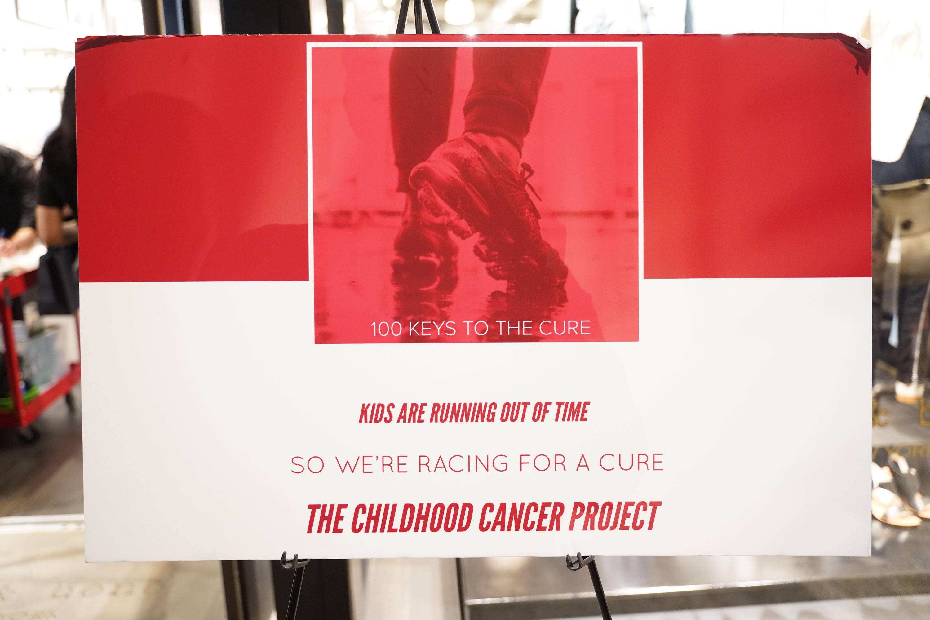 Rag & Bone Bal Harbour x The Childhood Cancer Project Fundraiser Celebration entrance into the store