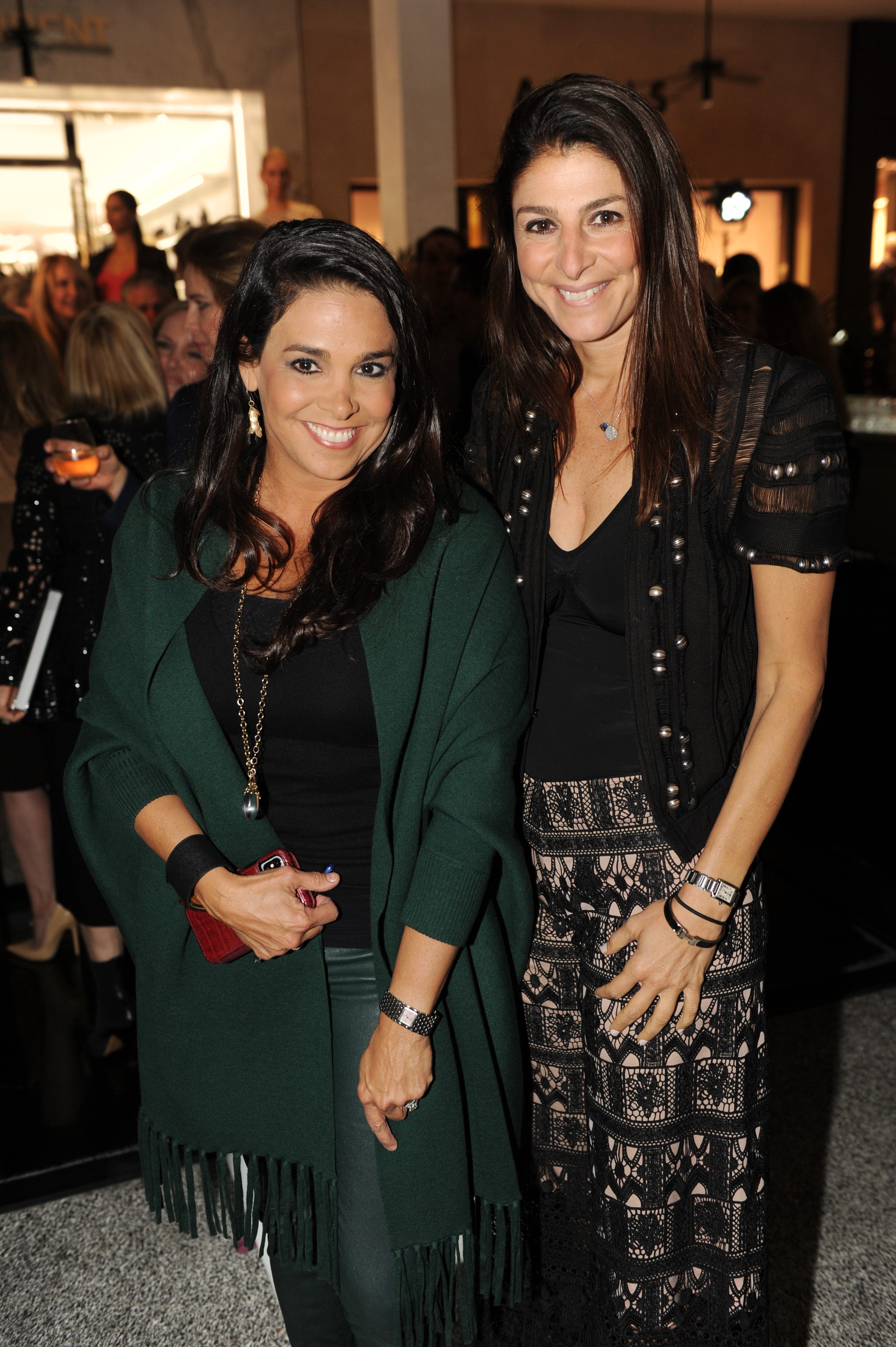 Stephanie Sayfie Aagaard & Lisa Sayfie at Theater of Shopping book launch
