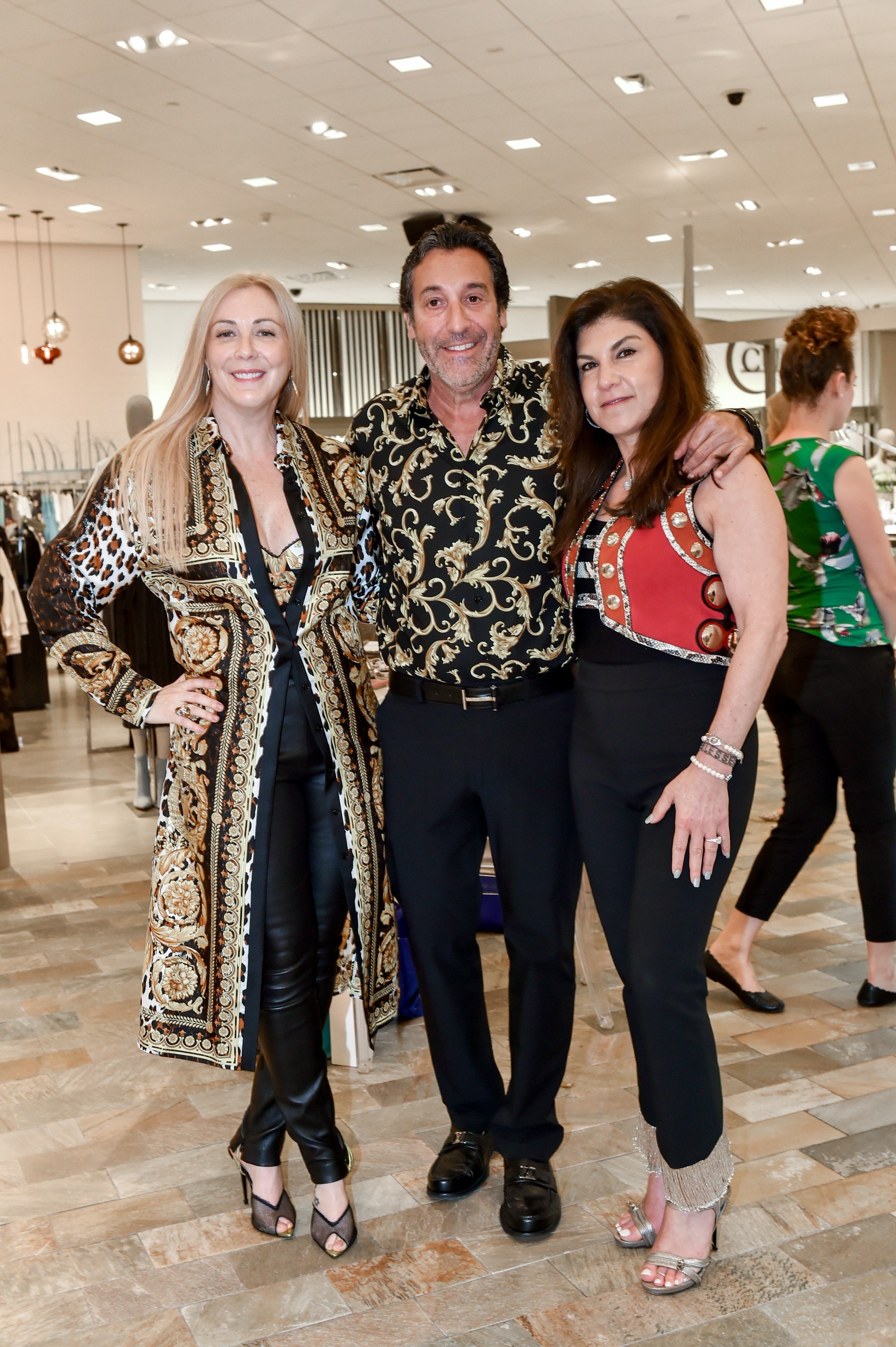 Angela Birdman, Michael Freidland, Laurie Kaye at Neiman Marcus Bal Harbour