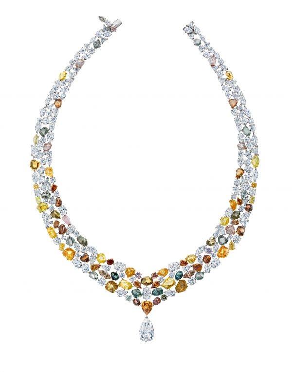 de beers soothing lotus necklace